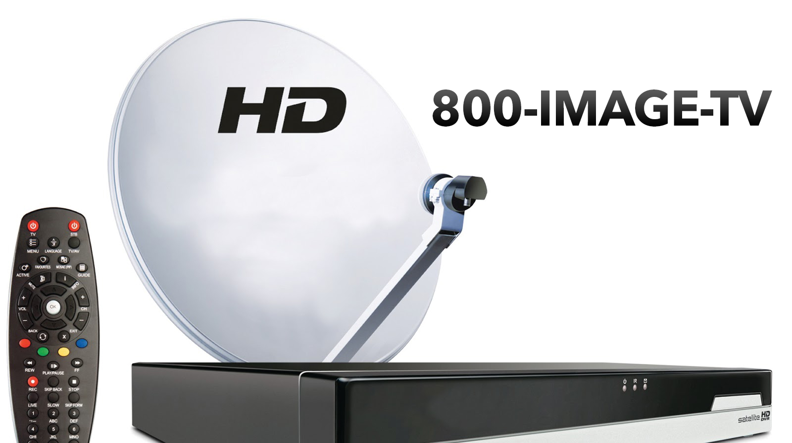 TV Satellite and remote control using 1-800-IMAGE-TV