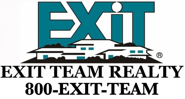 Exit Realty sign using 1-800-EXIT-TEAM
