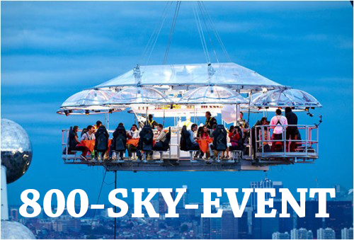 Sky restaurant using 1-800-SKY-EVENT