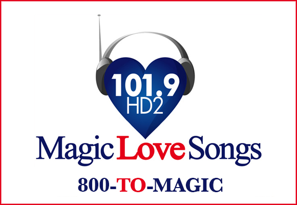 Magic Love Songs radio with 1-800-TO-MAGIC