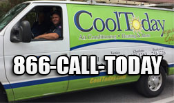 Cool Today van using 1-866-CALL-TODAY