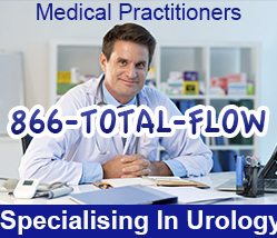 Urology doctor using 1-866-TOTAL-FLOW