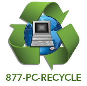 Computer with Globe using 1-877-PC-RECYCLE