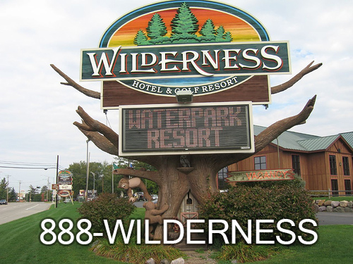 Wilderness Hotel and Resort using 1-888-WILDERNESS